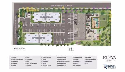 Apartamento à venda no Eleva com 1 quarto e 55m²