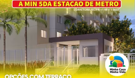 Apartamentos com 1 e 2 dorm. a 5 minutos do Metrô Barra Funda!