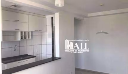 Apartamento com 2 dorms, Residencial Macedo Teles I, São José do Rio Preto - R$ 162 mil, Cod: 3496
