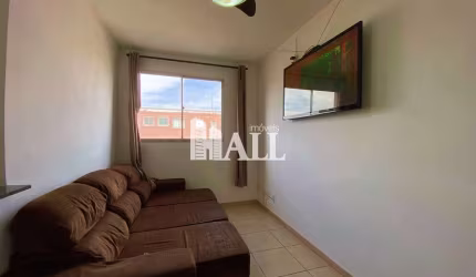 Apartamento com 2 dorms, Parque das Flores II, São José do Rio Preto - R$ 160 mil, Cod: 8967