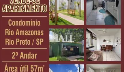Apartamento com 2 dorms, Loteamento Clube V, São José do Rio Preto - R$ 170 mil, Cod: 13686