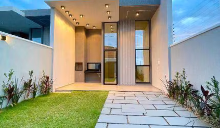 Casa com 3 dormitórios à venda, 104 m² por R$ 470.000,00 - Guaribas - Eusébio/CE