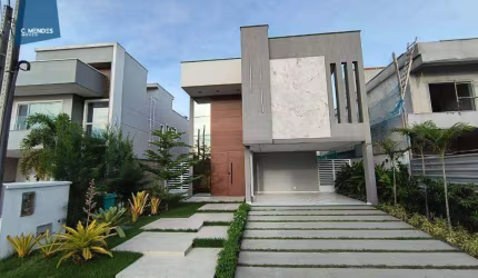 ofisticação e Conforto no Alphaville Ceará 3 – Casa com 3 Suítes e Fachada Imponente