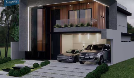 Casa com 4 dormitórios à venda, 245 m² por R$ 1.700.000,00 - Cidade Alpha - Eusébio/CE