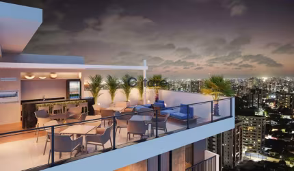 Apartamento com 1 quarto à venda na Rua Visconde de Mauá, 2500, Dionisio Torres, Fortaleza por R$ 492.150