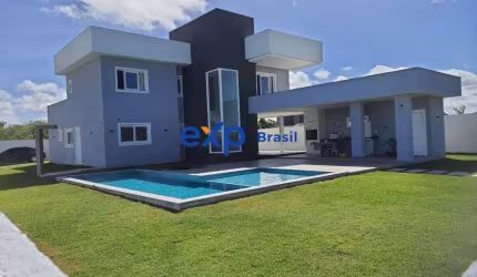 Casa em condomínio fechado com 4 quartos à venda na 2, 1, Vale do Landirana (Abrantes), Camaçari por R$ 2.700.000
