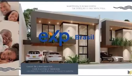 Casa em condomínio fechado com 4 quartos à venda na Priscila B Dutra, 380, Buraquinho, Lauro de Freitas por R$ 1.272.000