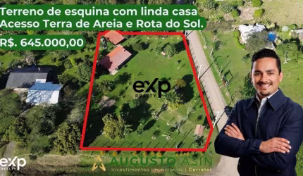 Terreno à venda na Alberto Pasqualine, 1282, Centro, Terra de Areia por R$ 645.000