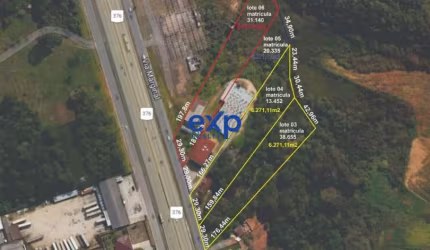 Terreno à venda na Rodovia BR-376, 301, Barro Preto, São José dos Pinhais por R$ 7.840.000