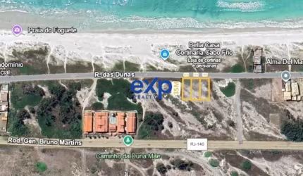 Terreno comercial à venda na Rua das Dunas, Foguete, Cabo Frio por R$ 1.800.000