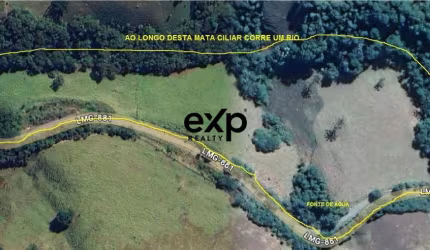 Terreno à venda na Rodovia Lmg881 Km 13, 13, Cachoeirinha, Itamonte por R$ 400.000