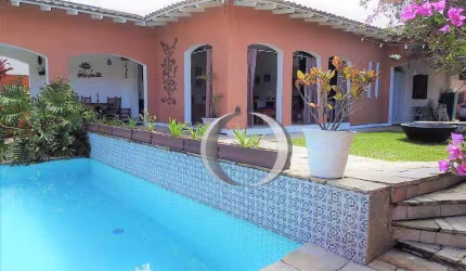 Casa com 4 dormitórios à venda, 436 m² por R$ 2.300.000,00 - Praia de Pernambuco - Guarujá/SP