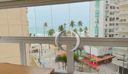Pitangueiras Guaruja, vista para o mar, pé na areia