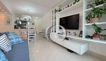 Praia da Enseada, 500 metros da praia, Guaruja, Apartamento Reformado e com lazer