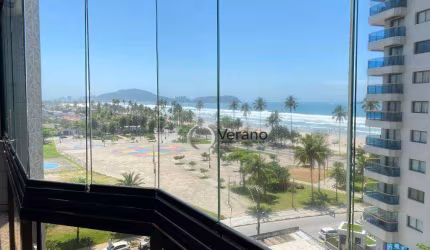 Apartamento na Enseada a 50 metros da praia com vista mar