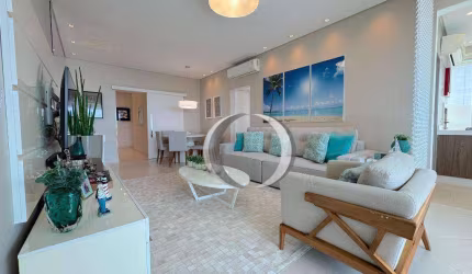 Apartamento a venda na Enseada com vista para o mar, 3 suítes e 2 vagas