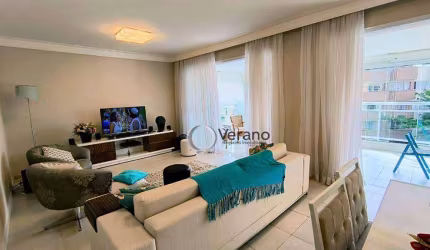 Apartamento com 3 suítes, 300 metros da praia, lazer, 2 vagas de garagem
