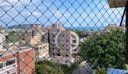 Apartamento com 3 quartos sendo 3 suítes, vista mar na praia da Enseada