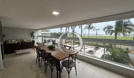 Apartamento com linda vista para o mar, lazer completo estilo clube, 3 vagas de garagem