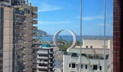 Guarujá Enseada apartamento na brunella com varanda goumert e vista mar