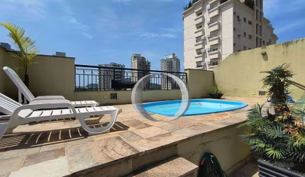 Cobertura Duplex com Lazer privativo, sendo 3 suítes e Sala living para até 3 ambientes.