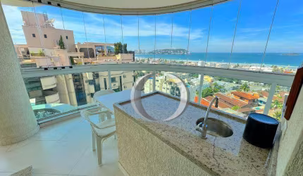 Apartamento com 3 suítes, varanda gourmet, 2 vagas à venda, 127 m² por R$ 1.200.000 - Enseada - Guarujá/SP