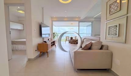 Beach Club Enseada - Apartamento com vista total para o mar, 2 quartos, sendo 1 suíte à venda, 64 m² por R$ 1.050.000 - Enseada - Guarujá/SP
