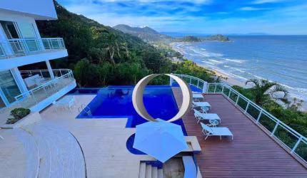 RESIDÊNCIA DE LUXO COM VISTA DESLUMBRANTE PARA O MAR - CONDOMÍNIO TIJUCOPAVA - GUARUJÁ/SP