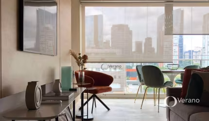 Apartamento com 1 dormitório, 47 m² - venda por R$ 1.400.000,00 ou aluguel por R$ 8.238,00/mês - Itaim Bibi - São Paulo/SP