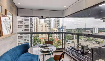 Apartamento com 1 dormitório à venda, 50 m² por R$ 1.100.000 - Jardim das Acácias - São Paulo/SP