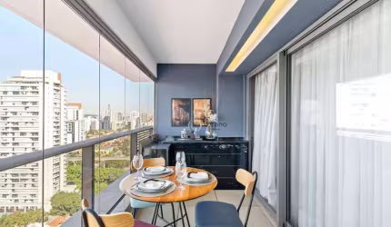 Apartamento com 1 dormitório à venda, 43 m² por R$ 950.000 - Brooklin Paulista - São Paulo/SP