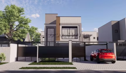 Sobrado à venda em Curitiba, Uberaba, com 3 quartos, 116,46m²