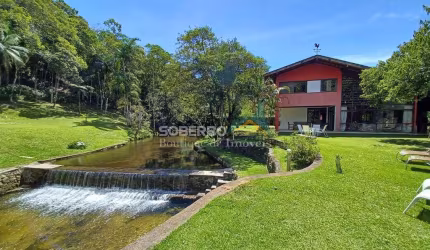 Sítio com Cachoeira Cristalina, 9.950 m2, Casa com 6 Quartos, Teresópolis, RJ