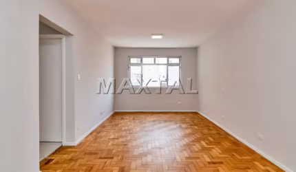Studio de 32m² reformado, 1 banheiro, 1 vaga de garagem na região da Consolação.