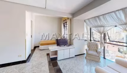 Flat à venda 1 dormitório, 1 banheiro com hidromassagem, lazer,  1 vaga em Santana próximo do metrô.