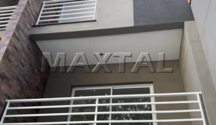 Sobrado novo à venda de 126,30m², no Lauzane Paulista. Com 3 suítes e 2 vagas de garagem.