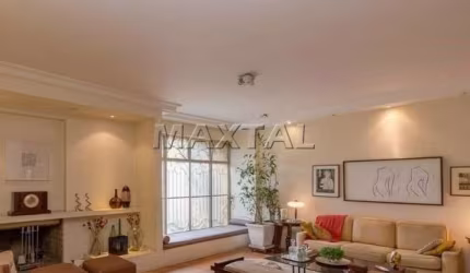 Sobrado de  320m² , Brooklin Paulista, 4 dormitórios, 03 vagas, 3 banheiros, 1 sala ampla