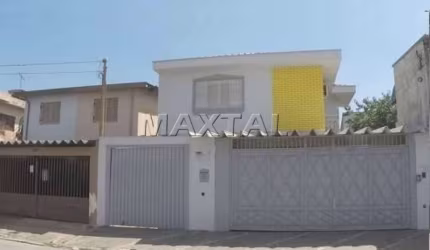 Sobrado 4 dormitórios, 4 vagas, sala de estar com lareira e 2 ambientes 217m² na região Casa Verde