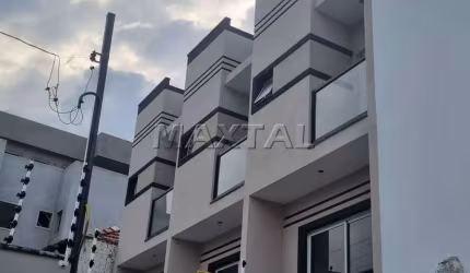 Sobrado à venda Novo com excelente acabamento, 3 suítes e 2 vagas. Próximo Metrô e Avenida Nova