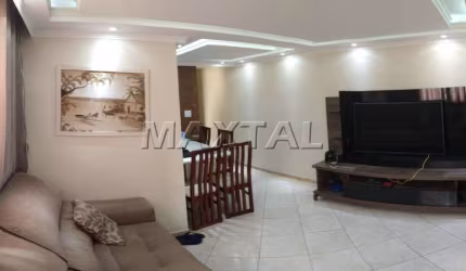 Apartamento no Horto Florestal de 50m², com 2 dormitórios, 1 sala, 1 vaga de garagem.