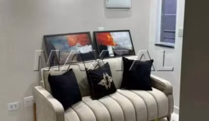 Apartamento com varanda à venda. De 2 dormitórios, sala, cozinha e 38,50m², em Santana.