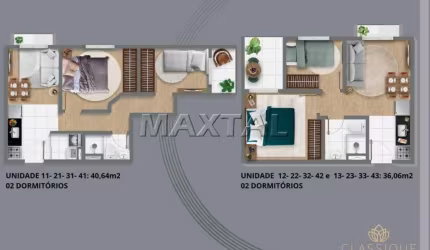 Apartamento com 2 dormitórios, sala, cozinha e varanda em Perdizes. Entrega no 1 semestre de 2025.