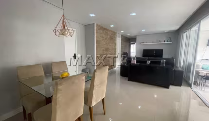 Apartamento 133m² alto padrão à venda na Vila Ester, 3 dormitórios, 5 banheiros e 2 vagas.