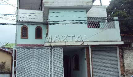 Sobrado à venda com 101m³. Com 2 moradias para renda, com 2 vagas de garagem no Sítio do Mandaqui.