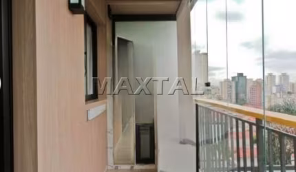 Studio novo de 33m², todo mobiliado para locação em Santana, perto do metrô.
