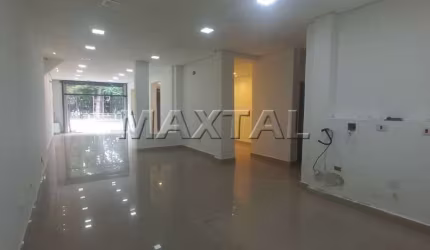 Loja na Braz Leme com 175 m², duas entradas, 2 banheiros, Santana.