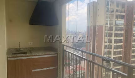 Apartamento para locação no Jardim São Paulo - 2 suítes e sacada com churrasqueira.