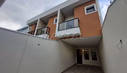 Sobrado novo Bairro Casa Verde com Limão 3 dormitórios sendo 1 suíte, com 2 vagas e Espaço gourmet.