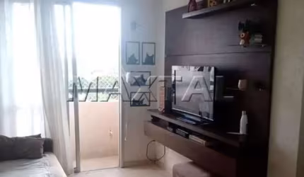 Apartamento à venda de 50m², com 2 dormitórios e 1 vaga de garagem, na Vila Roque.