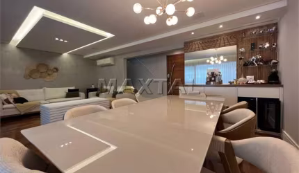 Cobertura de 296m², 3 dormitórios, 3 suítes ,5 banheiros, 4 vagas encostada na Avenida Brás Leme.